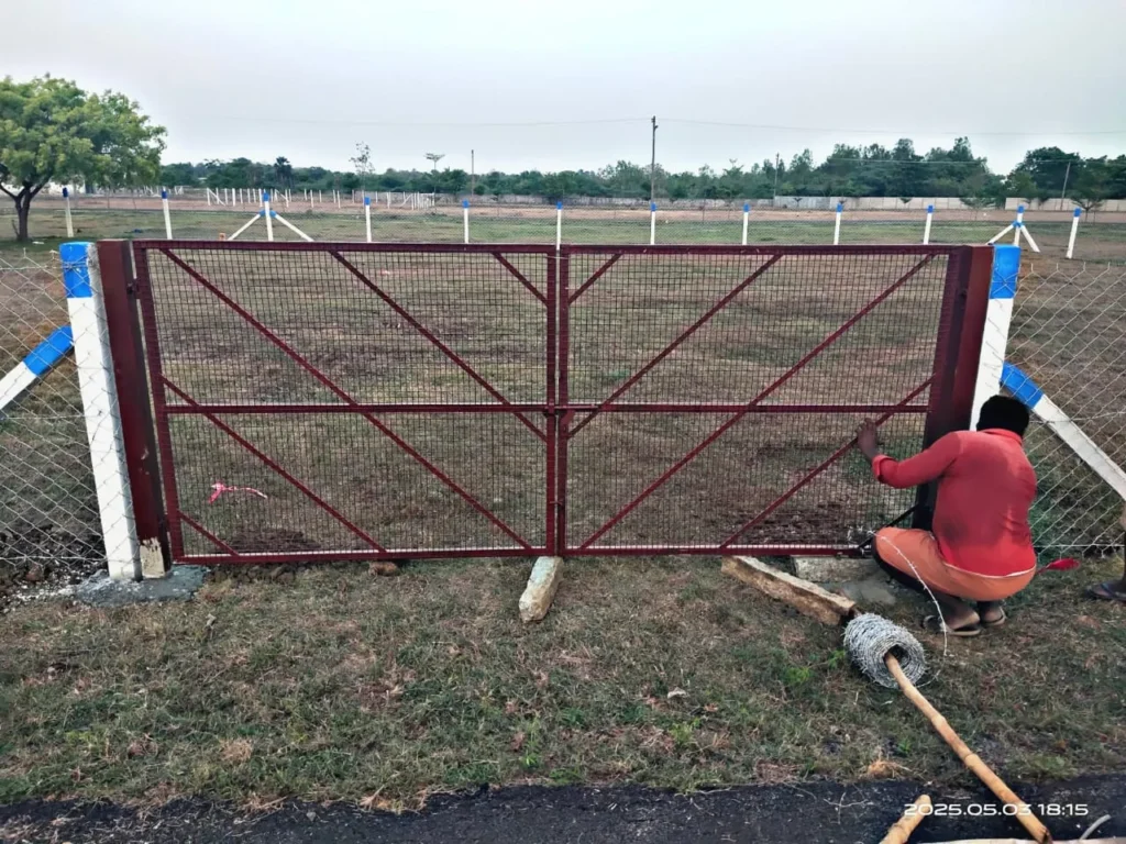 Industrial high security fencing installation in Tamil Nadu